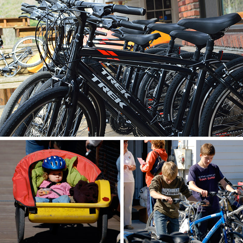 Ohiopyle Trading Post Kickstand Bike Rental