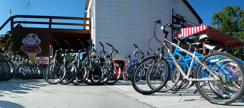 Ohiopyle Trading Post Mountain Bike Rental and ice cream